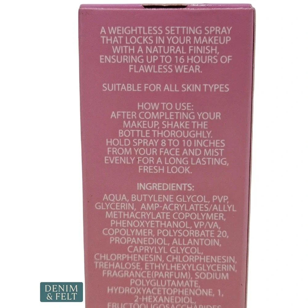NEW Ace Beauté Set Lock Setting Spray 100ml Long Lasting Makeup Finishing Mist